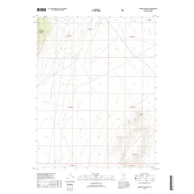 2018 Map of Moores Station SW, 2018 Print