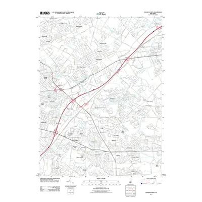 2011 Map of Moorestown, 2011 Print