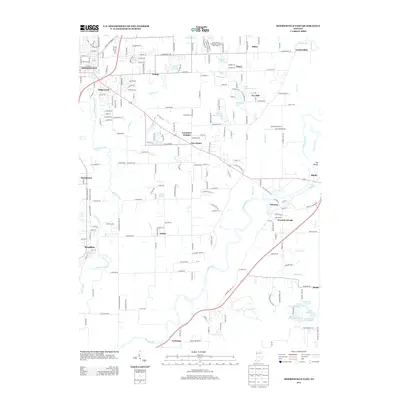 2013 Map of Mooresville East, 2013 Print