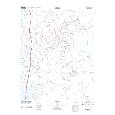 2013 Map of Mooresville, 2013 Print