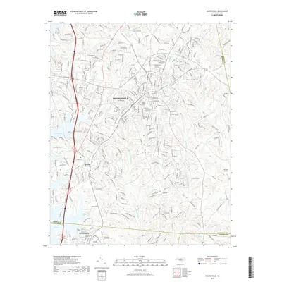 2019 Map of Mooresville, 2019 Print