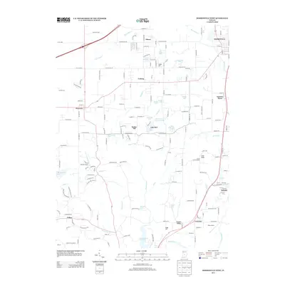2013 Map of Mooresville West, 2013 Print