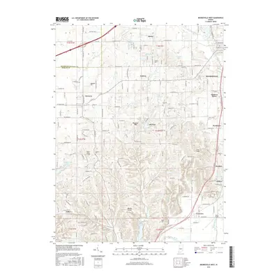 2016 Map of Mooresville West, 2016 Print