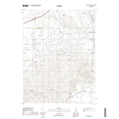 2019 Map of Mooresville West, 2019 Print