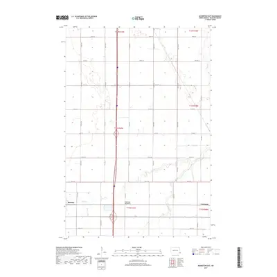 2017 Map of Mooreton East, 2017 Print