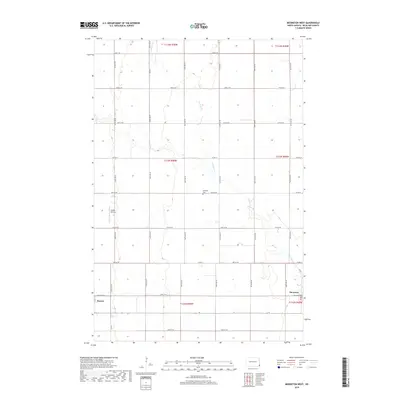 2018 Map of Mooreton West, 2018 Print