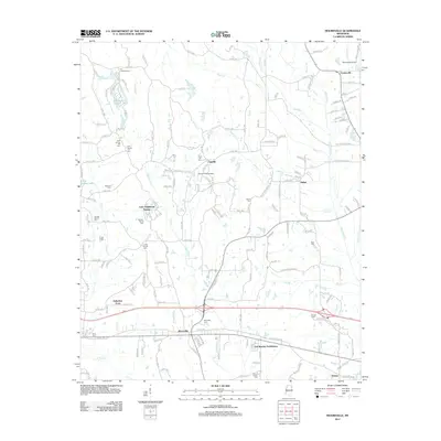 2012 Map of Mooreville, 2012 Print