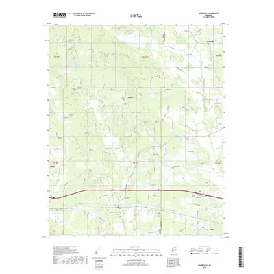 2018 Map of Mooreville, 2018 Print