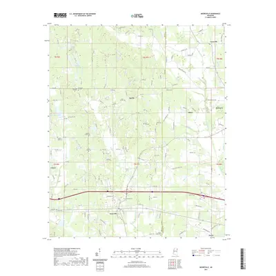2021 Map of Mooreville, 2021 Print