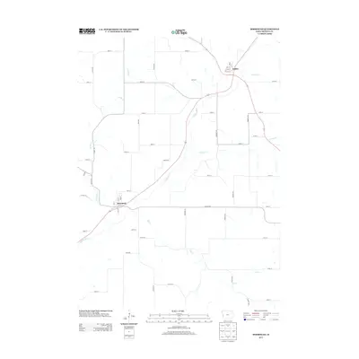 2013 Map of Moorhead, 2013 Print