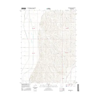 2015 Map of Moorhead NW, 2015 Print
