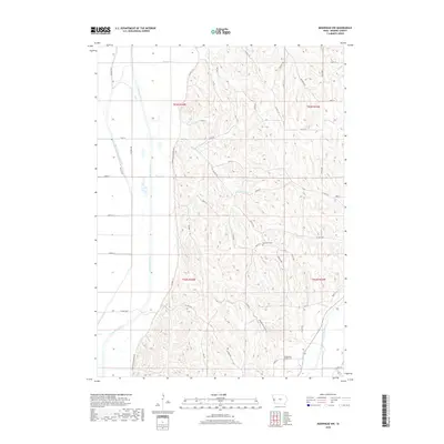 2018 Map of Moorhead NW, 2018 Print