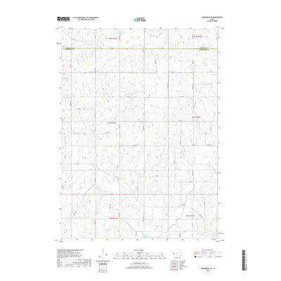 2018 Map of Moorhead SE, 2018 Print