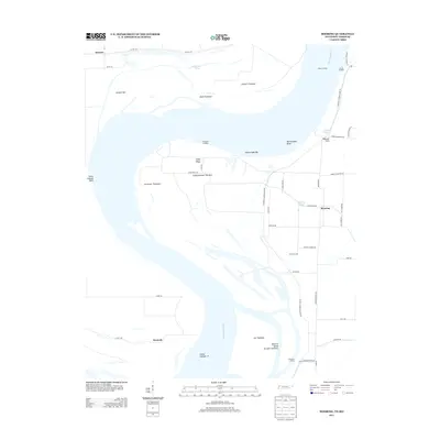 2013 Map of Mooring, 2013 Print