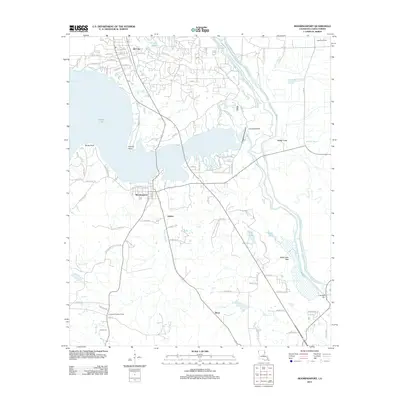 2012 Map of Mooringsport, 2012 Print