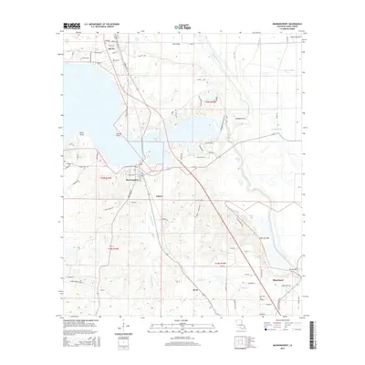 2015 Map of Mooringsport, 2015 Print