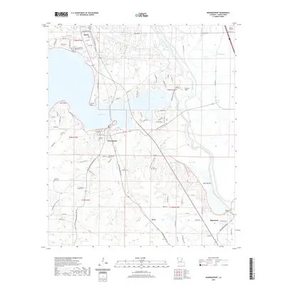 2020 Map of Mooringsport, 2020 Print