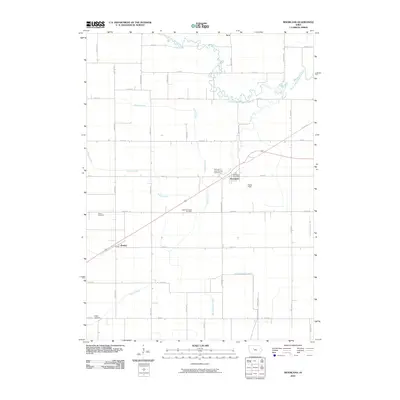 2010 Map of Moorland, 2010 Print