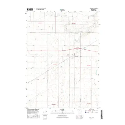2015 Map of Moorland, 2015 Print