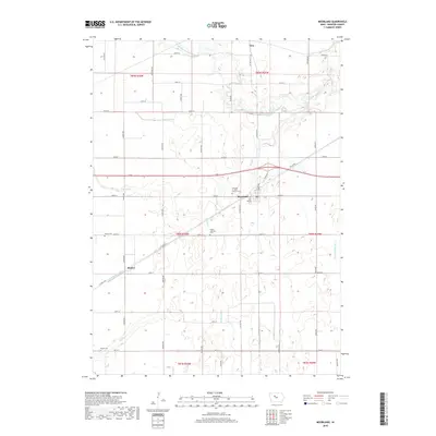 2018 Map of Moorland, 2018 Print
