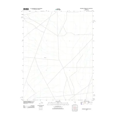 2012 Map of Moorman Spring NW, 2012 Print