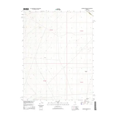 2014 Map of Moorman Spring NW, 2014 Print