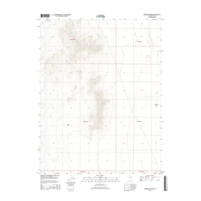 2014 Map of Moorman Spring, 2014 Print