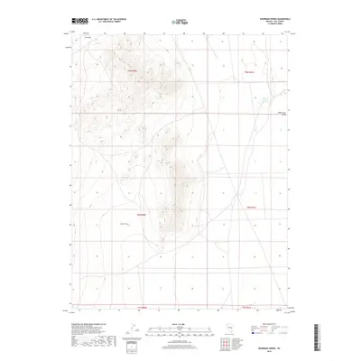 2018 Map of Moorman Spring, 2018 Print