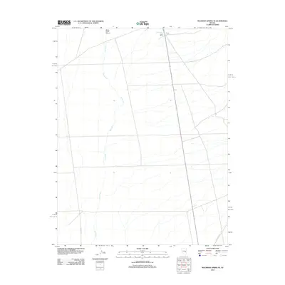 2012 Map of Moorman Spring SE, 2012 Print