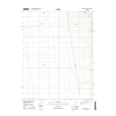 2014 Map of Moorman Spring SE, 2014 Print