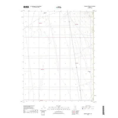 2018 Map of Moorman Spring SE, 2018 Print