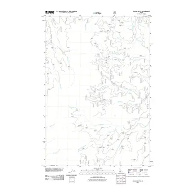 2011 Map of Moose Butte, 2011 Print