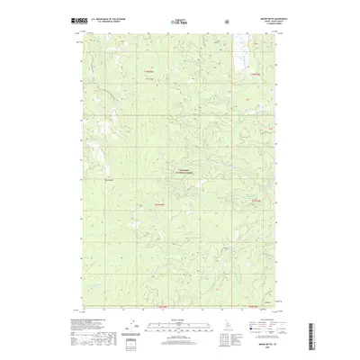 2020 Map of Moose Butte, 2020 Print