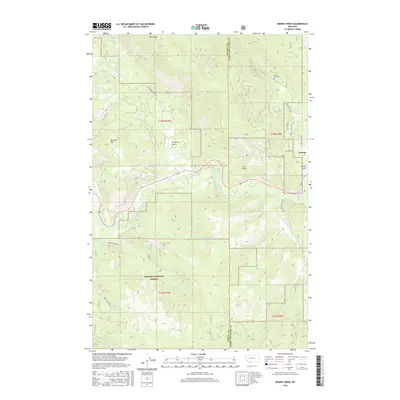 2017 Map of Moose Creek, 2017 Print