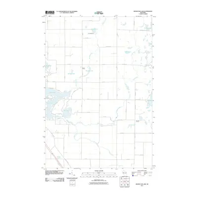 2010 Map of Moose Ear Lake, 2010 Print