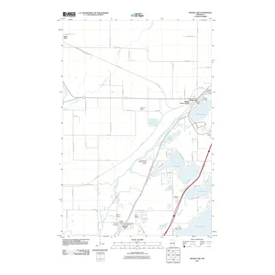 2010 Map of Moose Lake, 2010 Print
