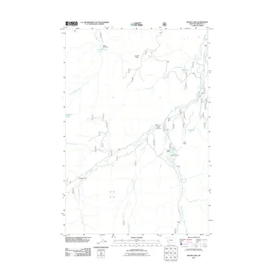 2011 Map of Moose Lake, 2011 Print