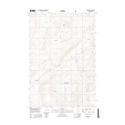 2014 Map of Moose Lake, 2014 Print