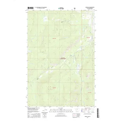 2017 Map of Moose Lake, 2017 Print