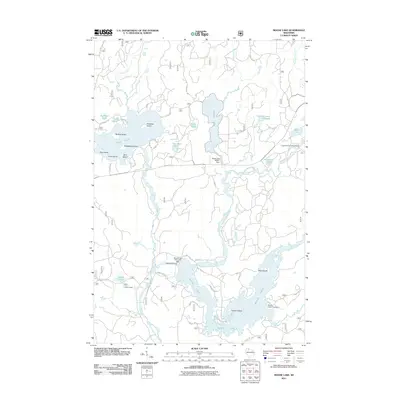 2011 Map of Moose Lake, 2011 Print