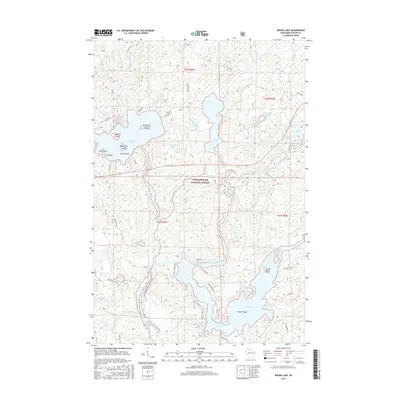 2015 Map of Moose Lake, 2015 Print