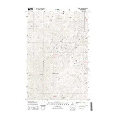 2013 Map of Moose Mountain, 2013 Print