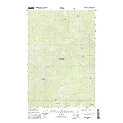 2017 Map of Moose Mountain, 2017 Print