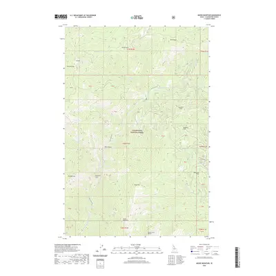 2020 Map of Moose Mountain, 2020 Print