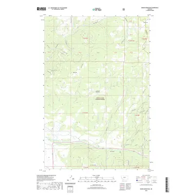 2020 Map of Moose Mountain, 2020 Print