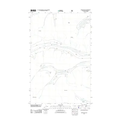 2011 Map of Moose Peak, 2011 Print