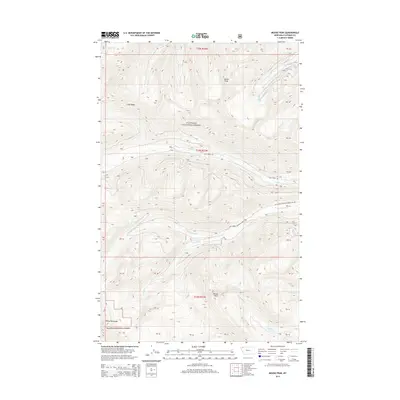 2014 Map of Moose Peak, 2014 Print