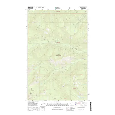 2017 Map of Moose Peak, 2017 Print