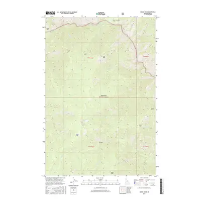 2017 Map of Moose Ridge, 2017 Print