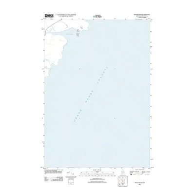 2011 Map of Moose River, 2011 Print